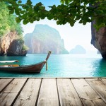 bigstock-Adaman-sea-and-wooden-boat-in-46625953